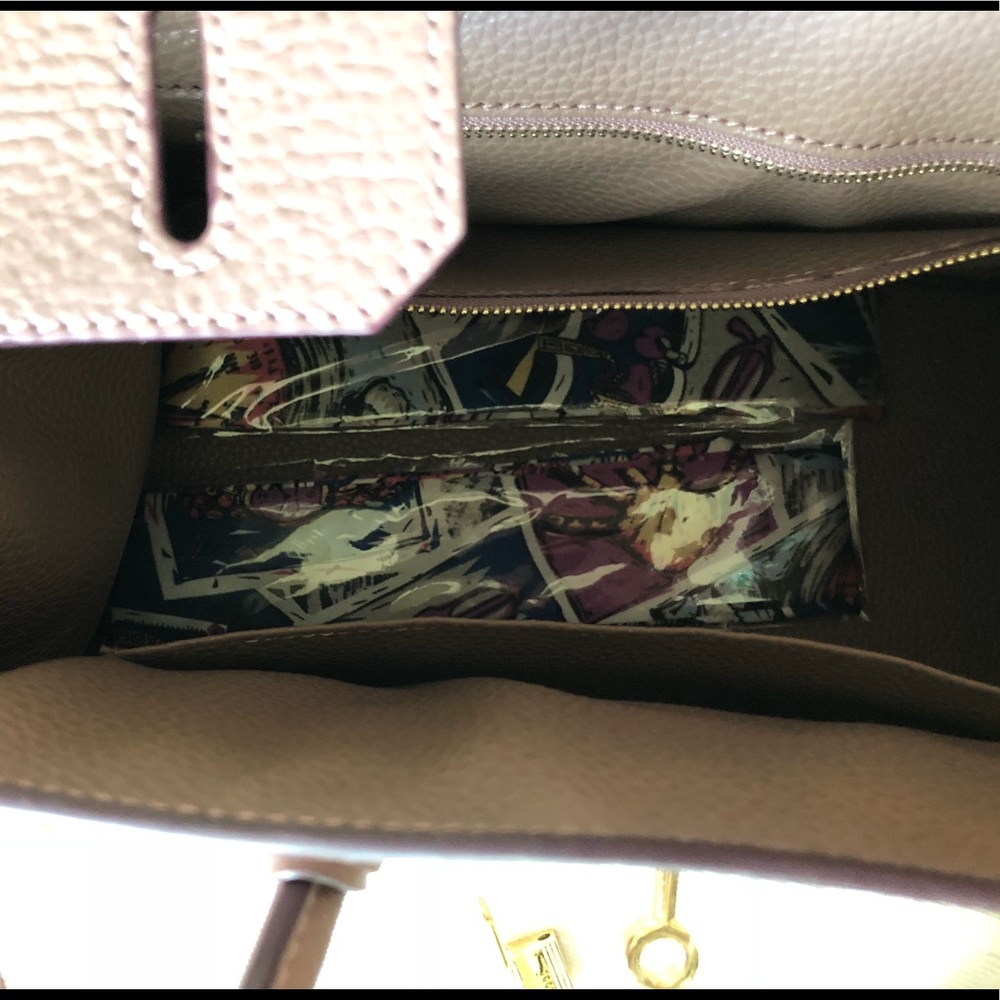 Taupe Handbag Tote - Picture 5 of 8